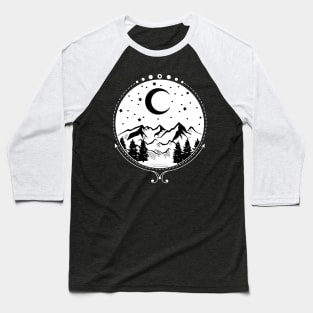 Starry Night Sky Baseball T-Shirt